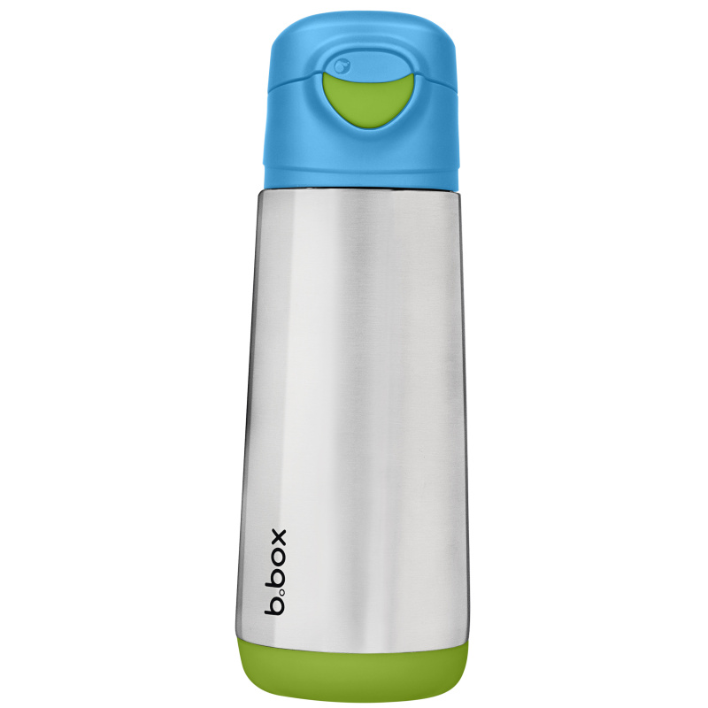 B.BOX Termoska na pití sport modrá/zelená 500 ml