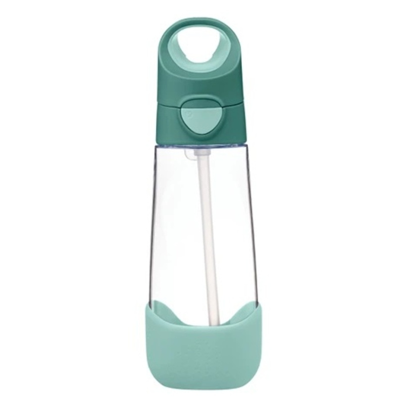 b.box Lahev na pití s brčkem 600 ml - emerald forest