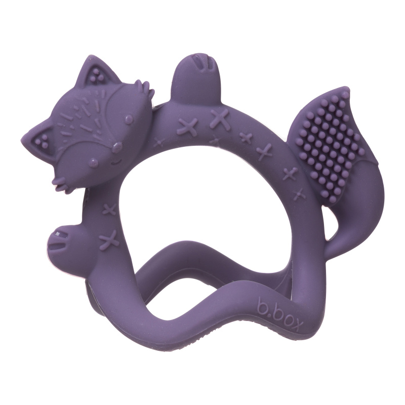 B.Box Teether kousací náramek Purple 3m+ 1 ks