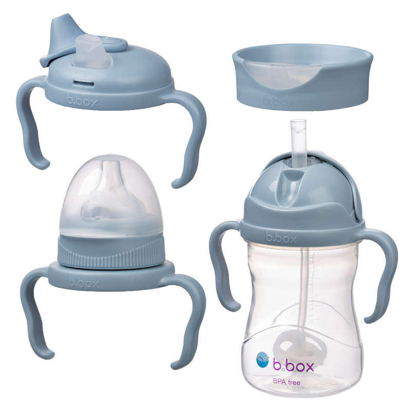 B.Box Baby Bottle 4 in 1 dětská láhev 4 v 1 Ocean 240 ml