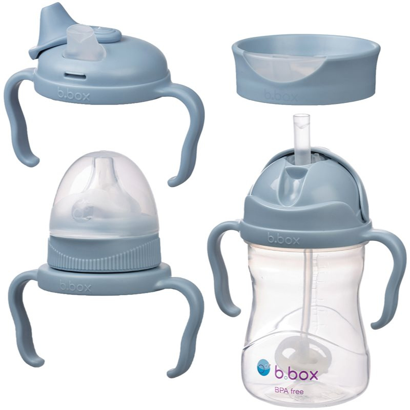 B.Box Baby Bottle 4 in 1 dětská láhev 4 v 1 Ocean 240 ml