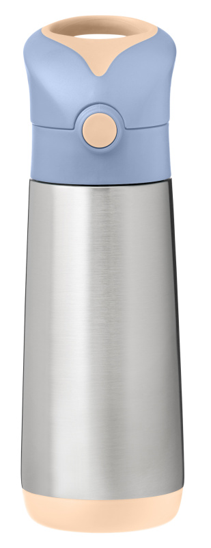 B.BOX Termoska na pití s brčkem broskvová 12m+ 500 ml