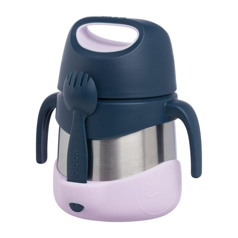 b.box Termoska na jídlo - indigo/růžová