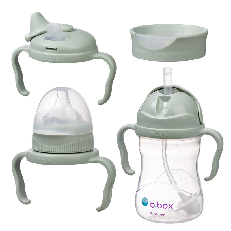 B.Box Baby Bottle 4 in 1 dětská láhev 4 v 1 Sage 240 ml