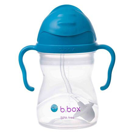 b.box Hrneček s brčkem - kobaltově modrý