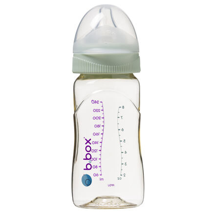b.box Antikoliková kojenecká láhev 240 ml - zelená