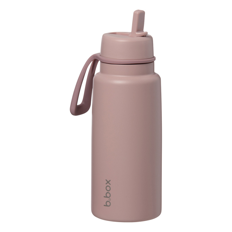 b.box Nerezová termolahev s brčkem 1l - berry smoothie