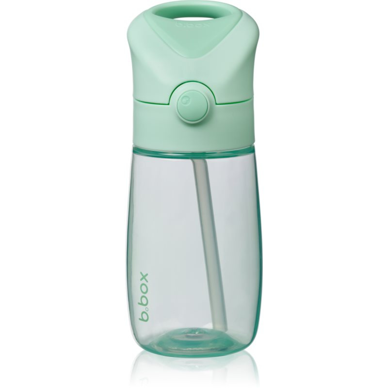 b.box Láhev na pití s brčkem Junior 380 ml - spearmint