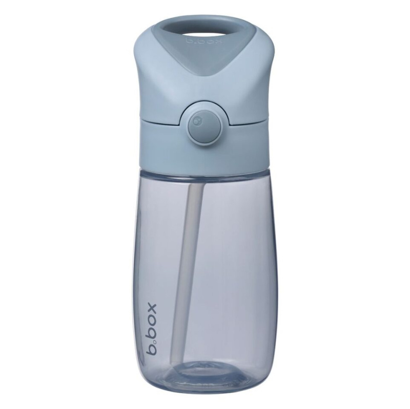 b.box Láhev na pití s brčkem Junior 380 ml - chill out