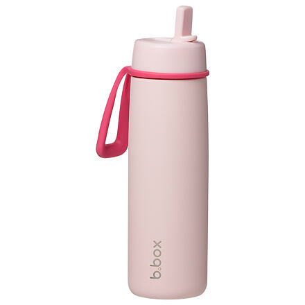 b.box 0922 Nerezová termolahev s brčkem 690 ml - pink paradise