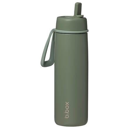 b.box 0926 Nerezová termolahev s brčkem 690 ml - olive