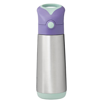 B.box Termoska na pití s brčkem 500 ml - lilac pop