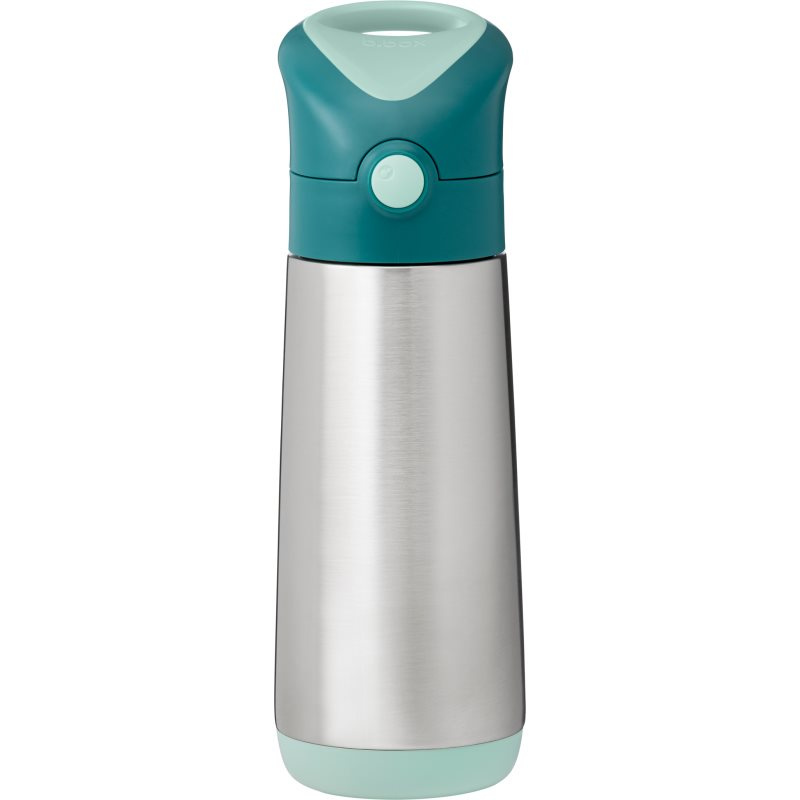 B.box Termoska na pití s brčkem 500 ml - emerald forest