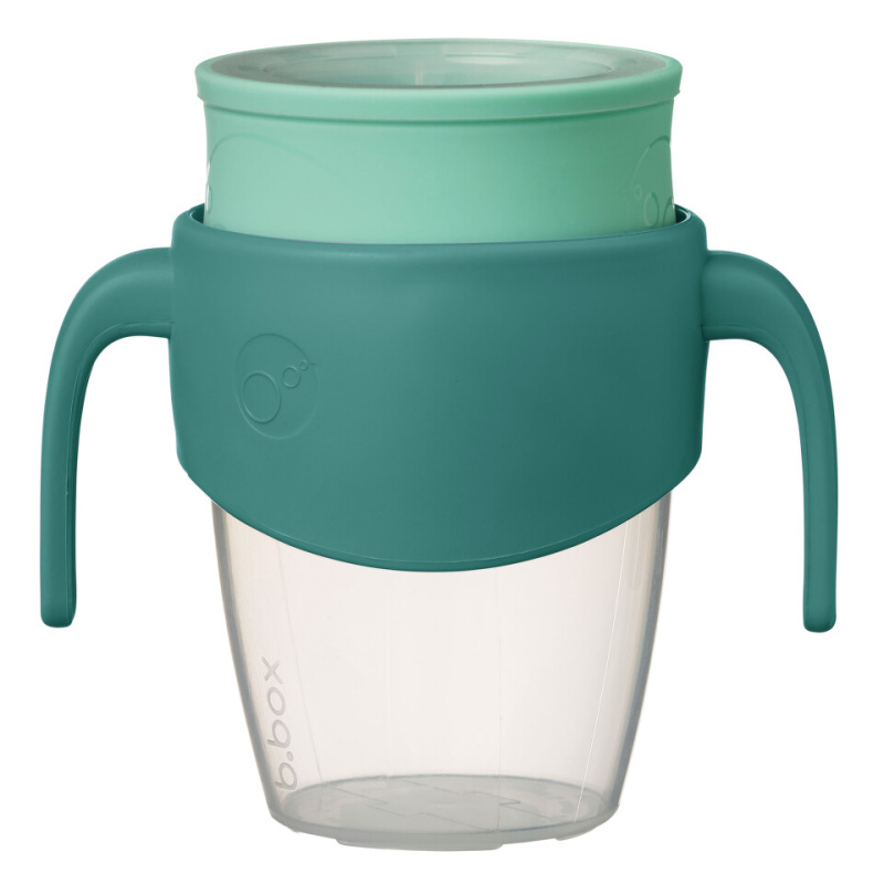 b.box 360° netekoucí učící hrneček 250 ml - zelená