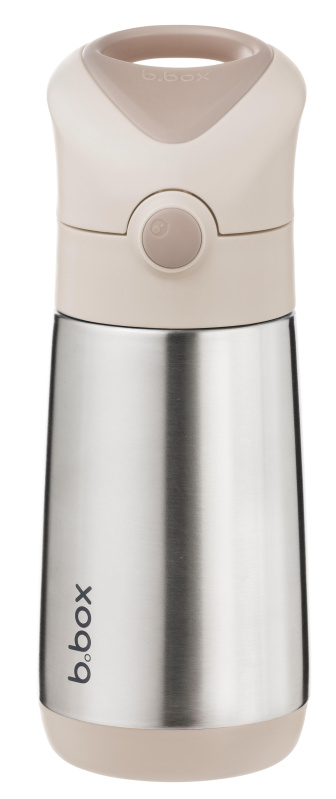 b.box Termoska na pití s brčkem 350 ml - latte