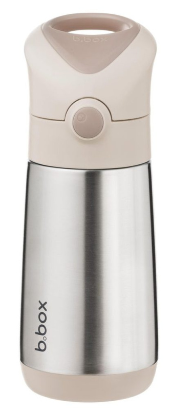 b.box Termoska na pití s brčkem 350 ml - latte