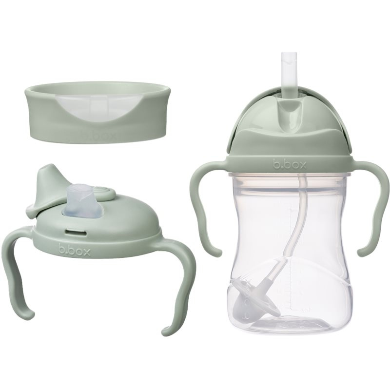 b.box Univerzální sada na pití 3v1, 240 ml - zelená