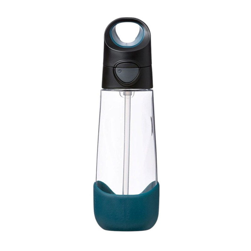 b.box Lahev na pití s brčkem 600 ml - night vision
