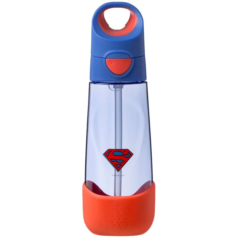 b.box Lahev na pití s brčkem 600 ml - Superman | b.box