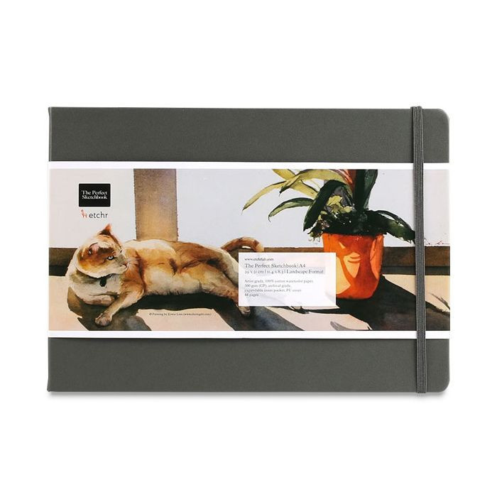 Skicák Etchr The Perfect Sketchbook cold press (300g/m2, 22 listů) A4