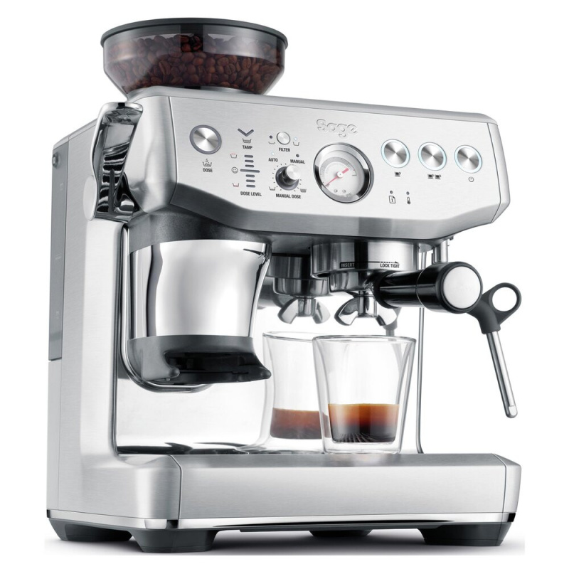 Pakový kávovar SAGE SES876BSS stříbrný