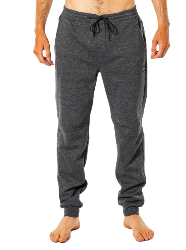 Rip curl pánské tepláky Anti Series Departed Charcoal Marle | Šedá | Velikost M