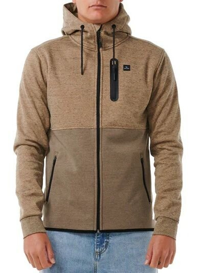 Rip curl pánská mikina Anti Series Departed Zip Thr Sand Dune | Písková | Velikost XL