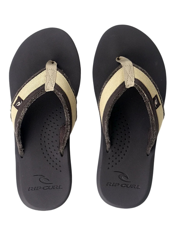 Rip curl pánské žabky Reactor Dark Brown | Hnědá | Velikost 42 EU