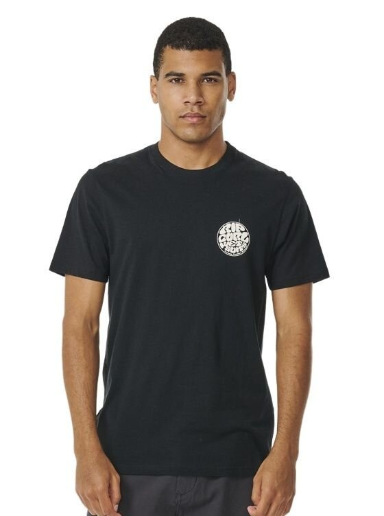 Rip curl pánské tričko Wetsuit Icon Black | Černá | Velikost XL | 100% bavlna