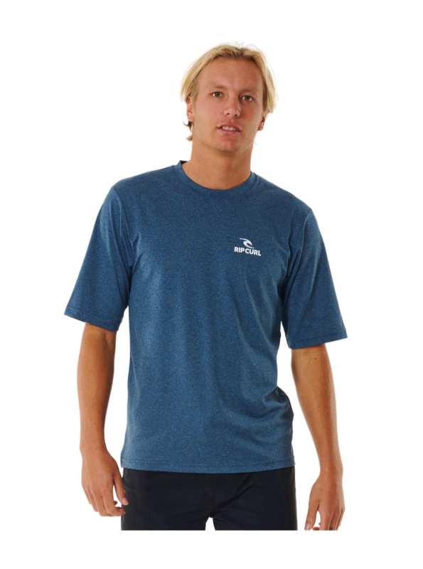 Rip curl pánské technické tričko Stack Upf S/S Navy Marle | Modrá | Velikost XL