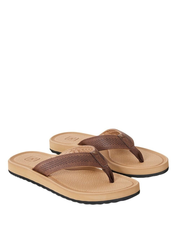 Rip curl pánské žabky Chiba Brown/Tan | Hnědá | Velikost 45