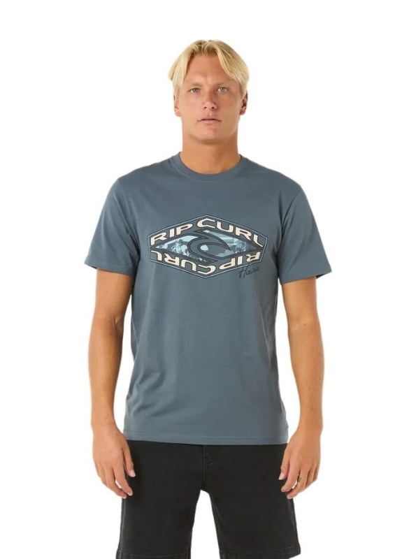 Rip curl pánské tričko Refill Pine Night | Zelená | Velikost XL | 100% bavlna