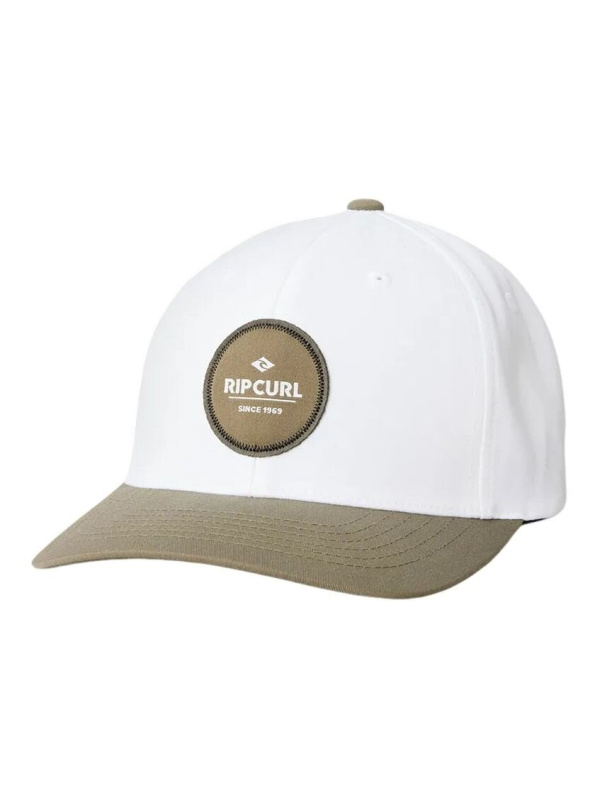 Rip curl kšiltovka Routine Flexfit Bone/Green | Bílá | Velikost One Size
