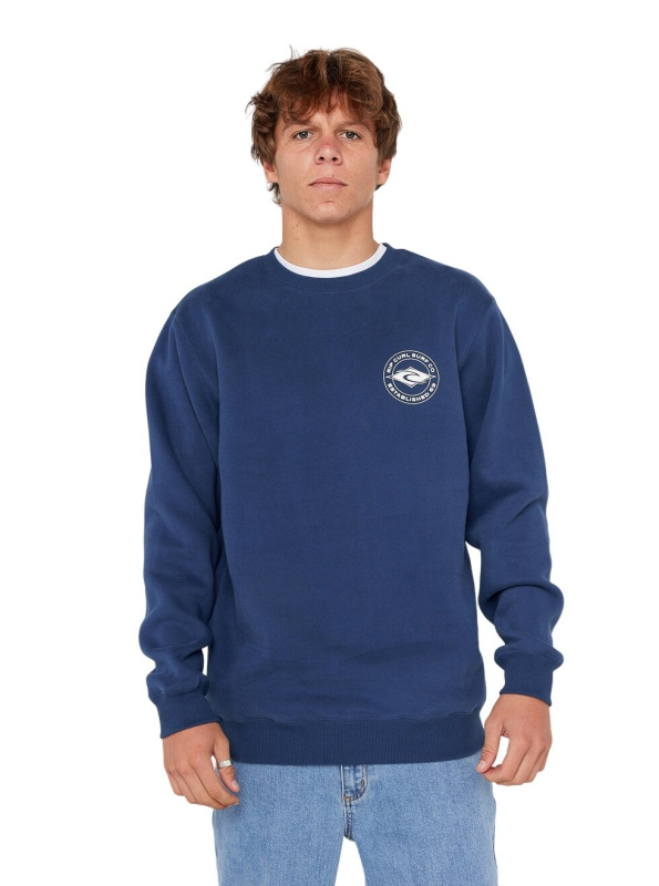 Rip curl pánská mikina Staple Crew Light Navy | Modrá | Velikost M