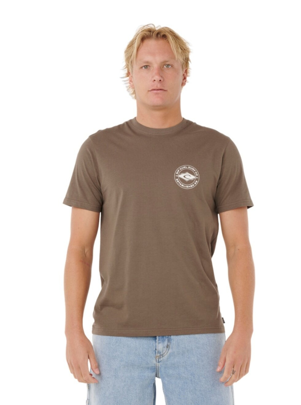 Rip curl pánské tričko Staple Rock | Šedá | Velikost XL