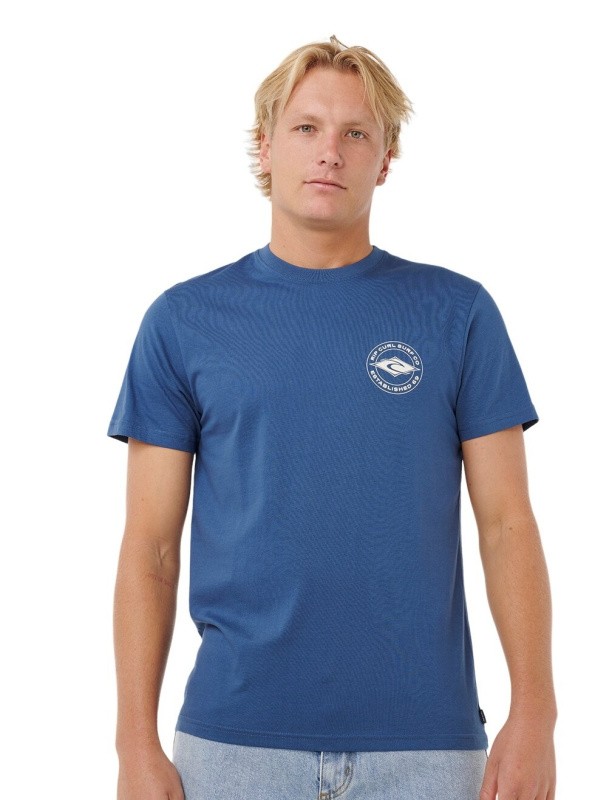 Rip curl pánské tričko Staple Light Navy | Modrá | Velikost L