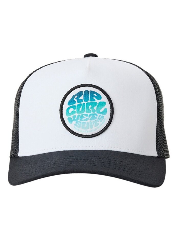 Rip curl kšiltovka Wetsuit Icon Trucker Black / White | Černá | Velikost One Size