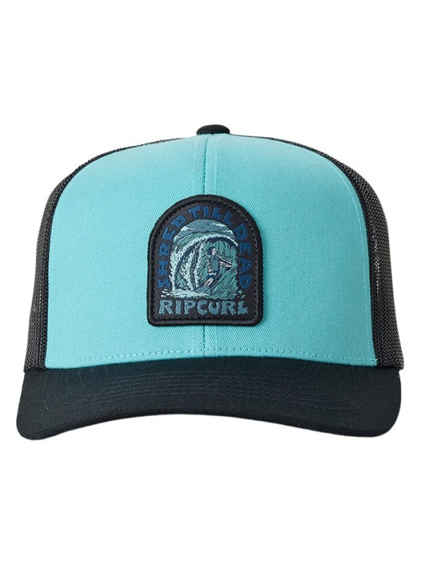 Rip curl kšiltovka Custom Curve Trucker Spray Green | Černá | Velikost One Size | 100% bavlna