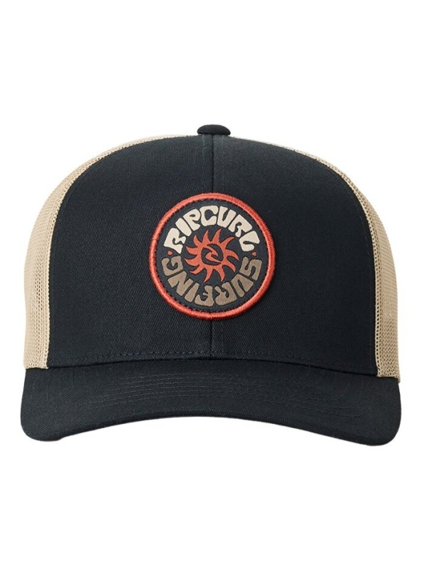 Rip curl kšiltovka Custom Curve Trucker Black / Khaki | Černá | Velikost One Size | 100% bavlna