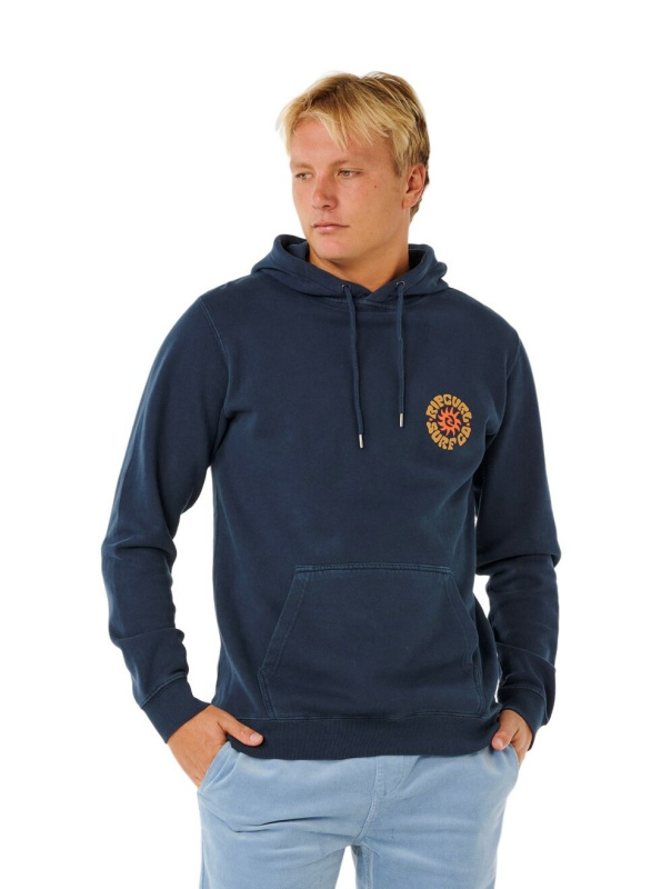 Rip curl pánská mikina Pacific Rinse Hood Dark Navy | Modrá | Velikost XL