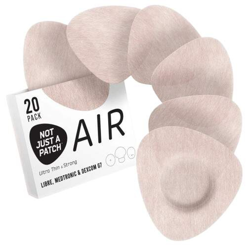 NOT JUST A PATCH Air náplast k CGM senzorům béžová 20 kusů