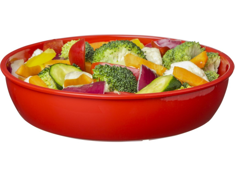 Sistema Kulatá miska pro skladování a ohřívání jídla Microwave dish 1,29 l, červená