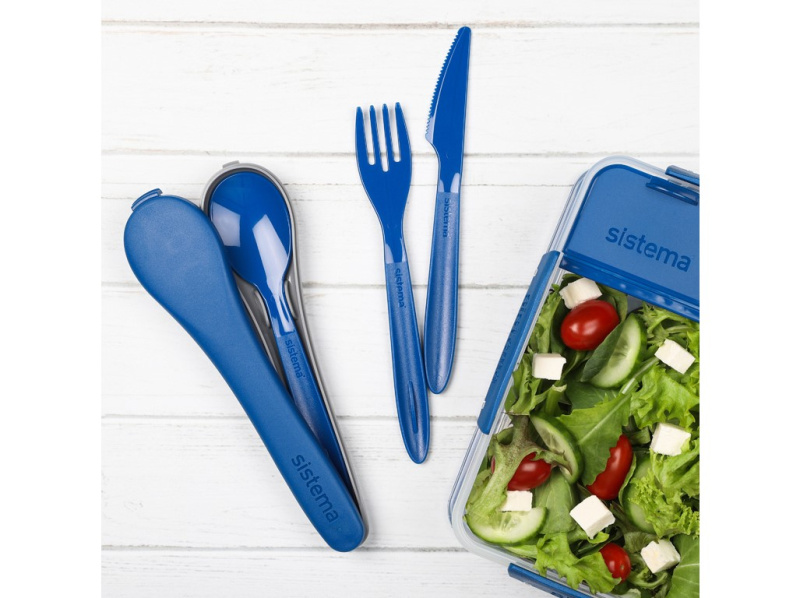Sistema To Go sada příborů 3 ks mátová
