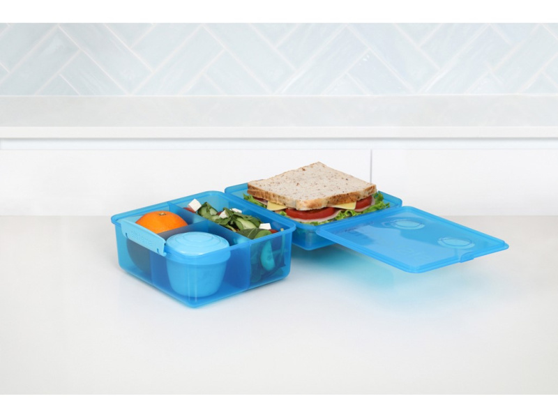 Sistema Lunch 3 komorová krabička s kelímkem 2 l mix