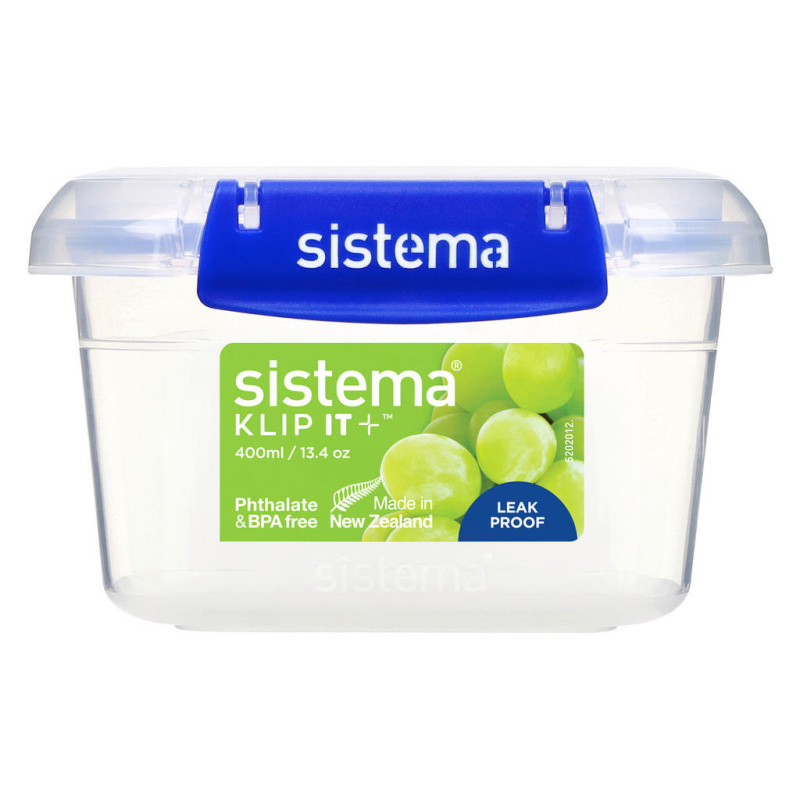 Sistema Vodotěsná krabička na potraviny KLIP IT PLUS 2 klipy 400 ml
