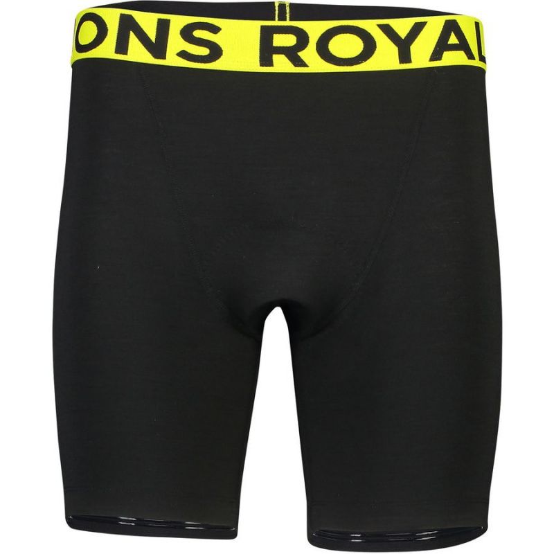 Pánské boxerky Mons Royale merino černé (100346-1075-001) M, trenky / trenýrky