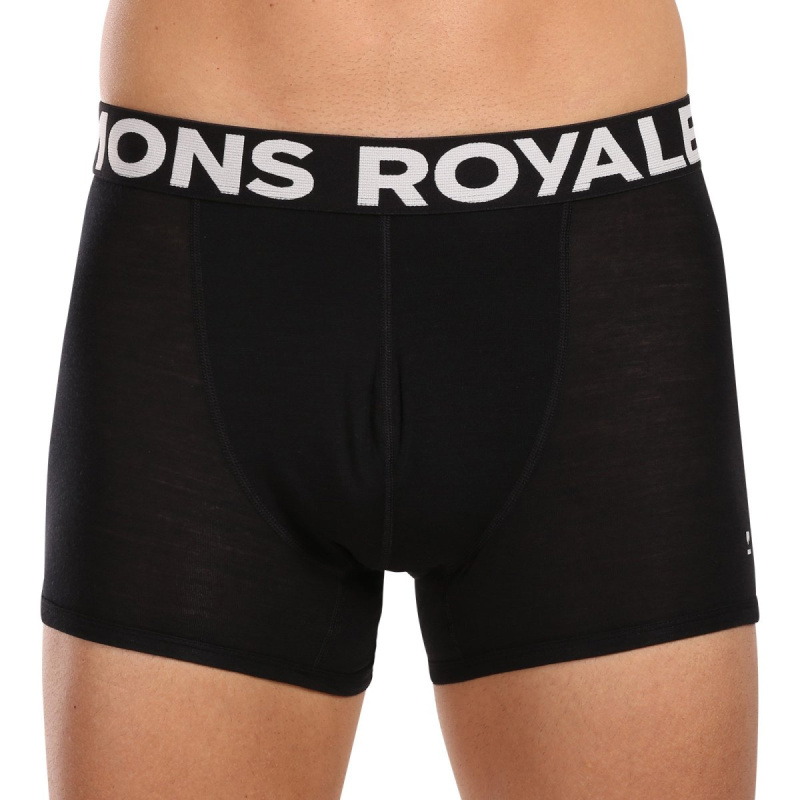 Pánské boxerky Mons Royale černé (100087-1169-001) L, trenky / trenýrky