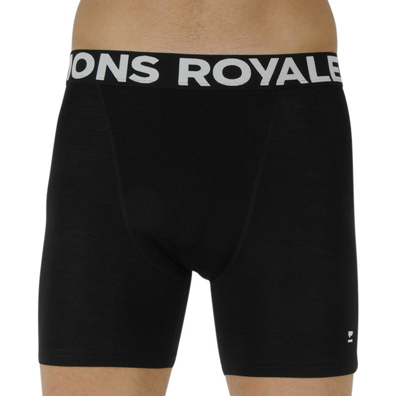 Pánské boxerky Mons Royale merino černé (100088-1169-001) M, trenky / trenýrky