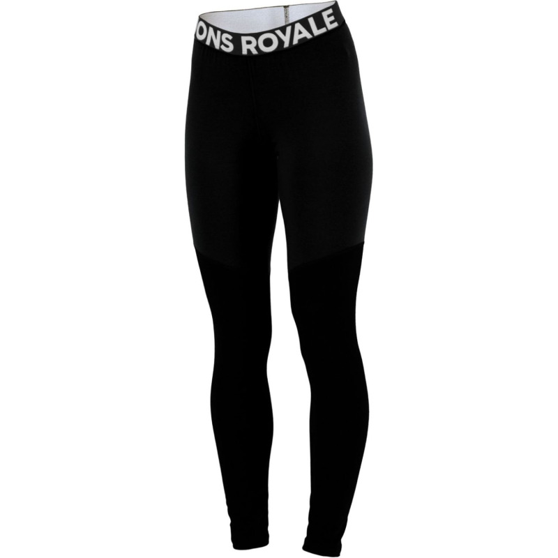Mons Royale Cascade Merino Base Layer Legging, spodky na lyže, dámské, černé