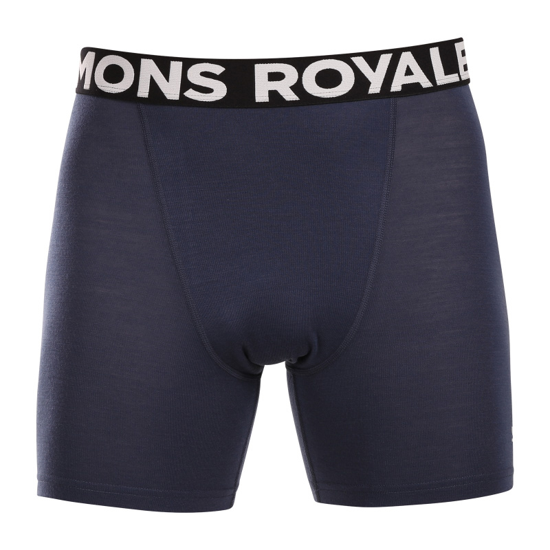 Pánské boxerky Mons Royale merino modré (100088-1169-568) M, trenky / trenýrky